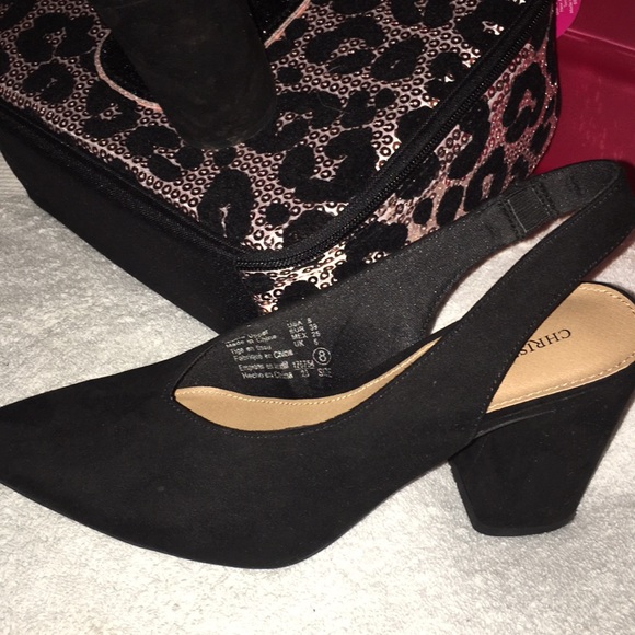 🌹🌹Gorgeous NWT Beautiful black heels comfortable - Picture 2 of 6